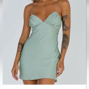 Size 4 Princess Polly mint green mini dress